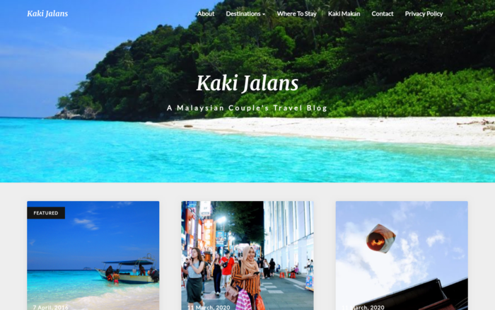 Kaki Jalans – A Malaysian Couple’s Travel Blog